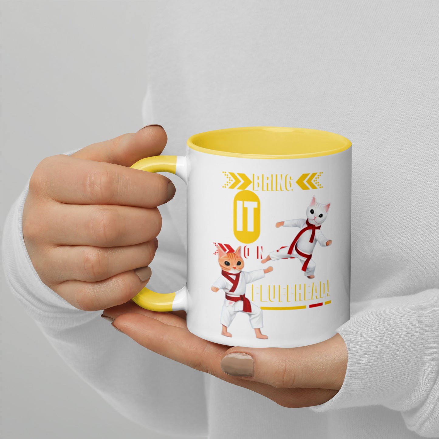 Colorful "Fluffheads" Mug