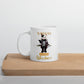 Glossy "Whiskers" Mug in White