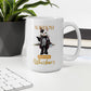 Glossy "Whiskers" Mug in White